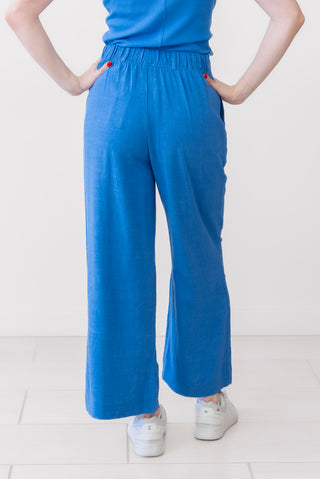 Z Supply Farah Pant in Blue Wave