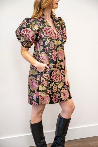 THML Floral V-Neck Dress
