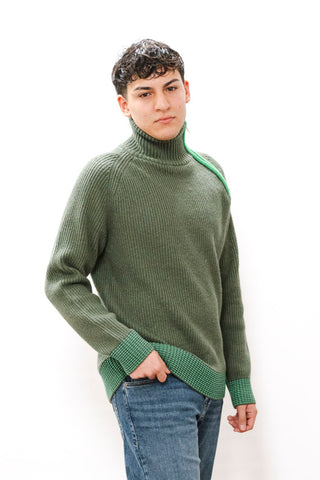 SCOTCH & SODA Troyer Raglan Zip Pullover