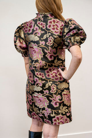 THML Floral V-Neck Dress