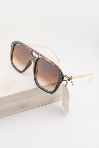 OTRA Reina Tortoise and Brown Sunglasses