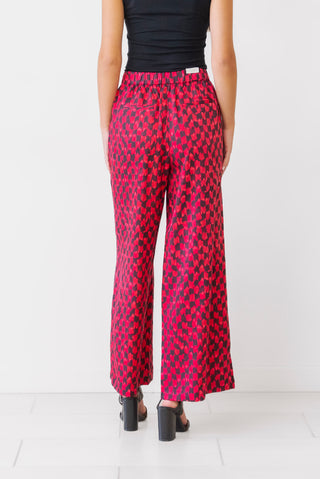 Scotch and Soda Eleni Printed Pant Ikat Pink