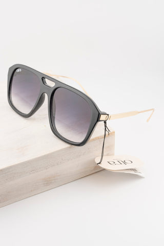 OTRA Reina Matte Black Sunglasses