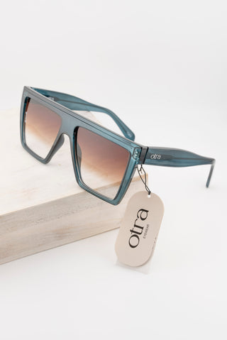 OTRA Ollie Navy and Brown Sunglasses