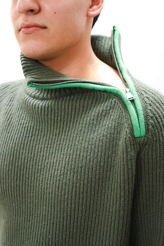 SCOTCH & SODA Troyer Raglan Zip Pullover