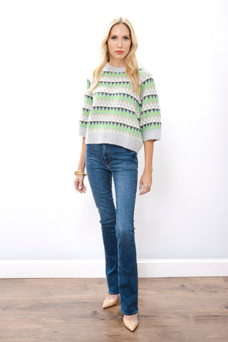 ZAKET & PLOVER Mohair Fairisle Sweater