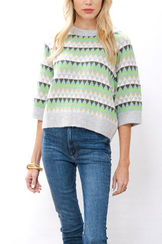 ZAKET & PLOVER Mohair Fairisle Sweater