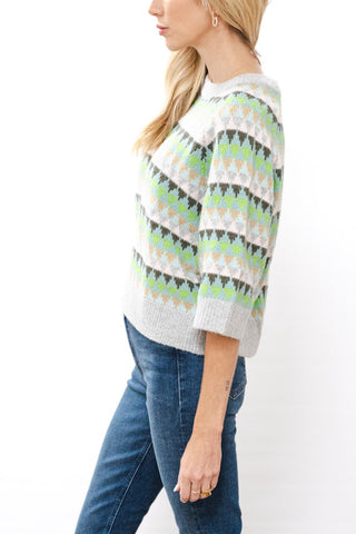 ZAKET & PLOVER Mohair Fairisle Sweater