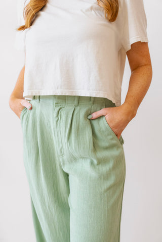 Z Supply Farah Pant in Matcha