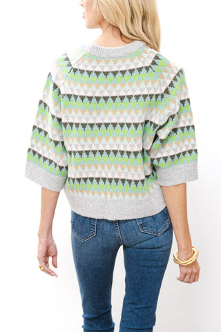 ZAKET & PLOVER Mohair Fairisle Sweater