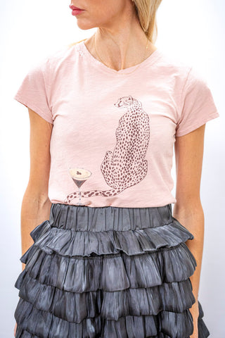 ALL US Espresso Leopard Babe Tee