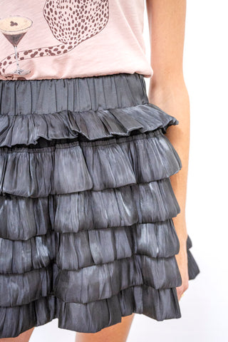 PINCH Black Ruffled Skirt