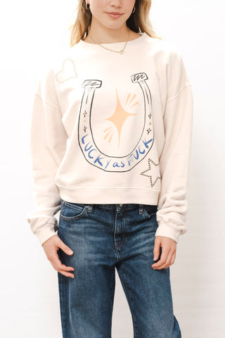 ALL US Lucky As F Sweatshirt
