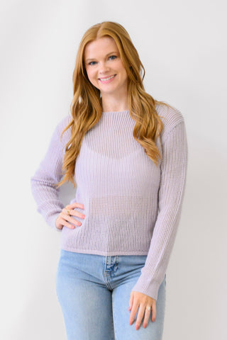 LUCY PARIS Emma Open Stitch Sweater