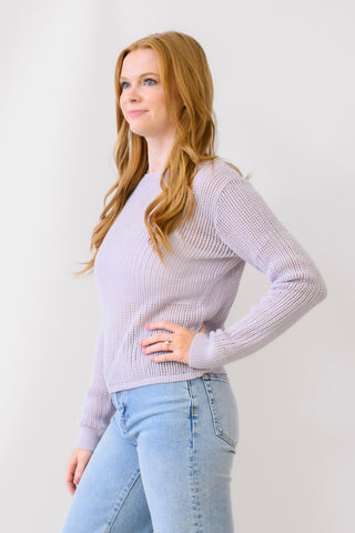 LUCY PARIS Emma Open Stitch Sweater