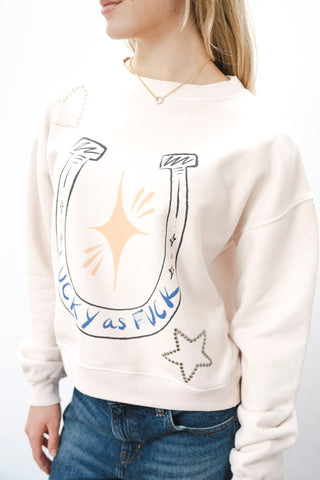 ALL US Lucky As F Sweatshirt