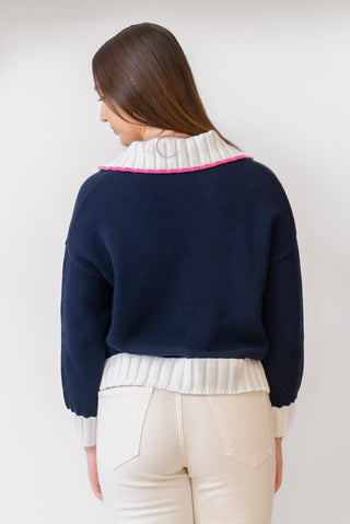 ZAKET AND PLOVER Collared Cardigan