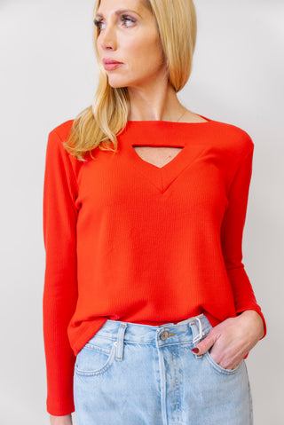 LNA CLOTHING Colette Waffle Top