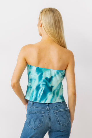 Emory Park Tube Top in Turquoise