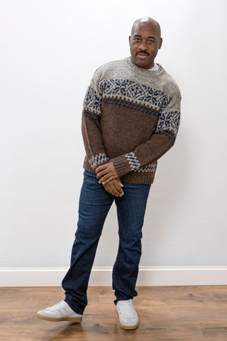 TNB Fair Isle Crew Sweater