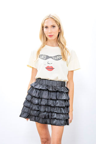 ALL US No Thanks Hi-Lo Tee