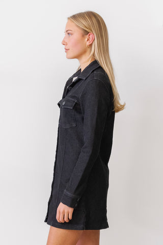 Z Supply Candice Knit Denim Dress