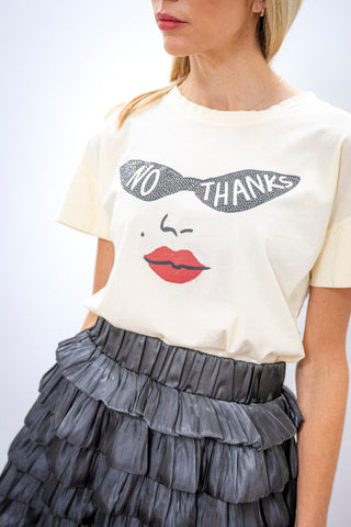 ALL US No Thanks Hi-Lo Tee