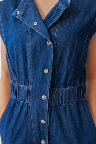 Elan Denim Jumpsuit