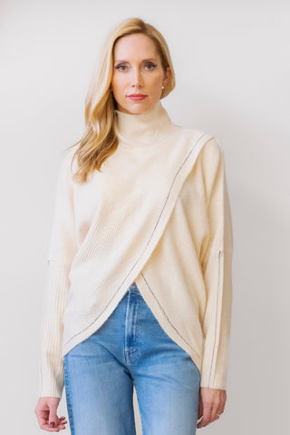 ELAN Criss Cross Sweater