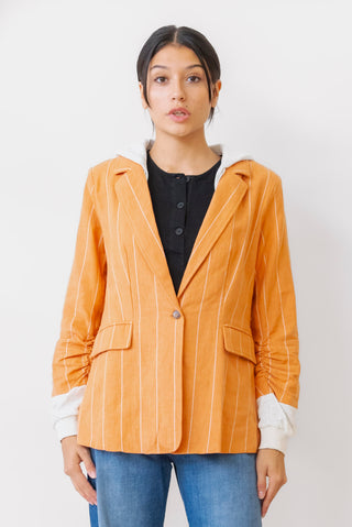 Fate Hooded Jacket in Orange