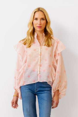 Belulah Blouse with optioal neck tie