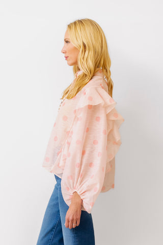 Belulah Blouse with optioal neck tie