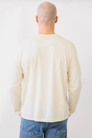 UNTUCKIT Ecosoft Cream Henley