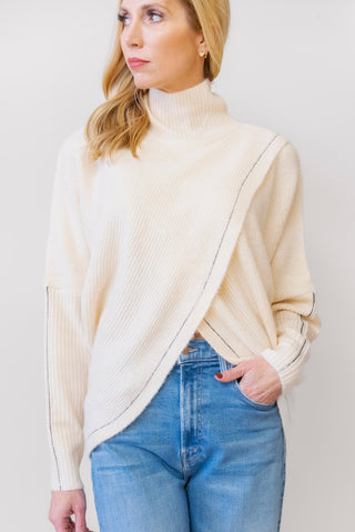 ELAN Criss Cross Sweater