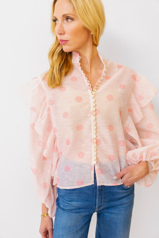 Belulah Blouse with optioal neck tie