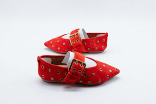 SEYCHELLES Abbey Suede Red Shoes