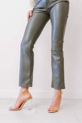 MOTHER Faux Leather Pants