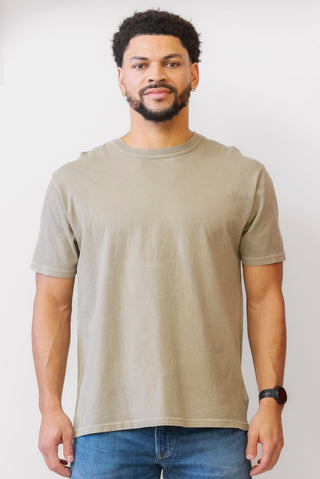 CITIZEN OF HUMANITY Box Tee in wheat