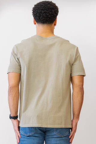 CITIZEN OF HUMANITY Box Tee in wheat