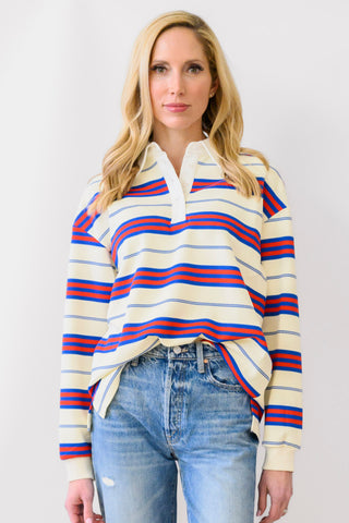 Bailey Rose Striped Rugby Shirt