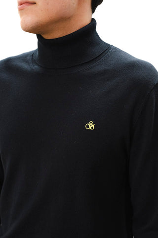 SCOTCH & SODA Ecovero Blend Turtleneck Sweater