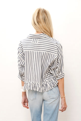 FREE PEOPLE Bailey Stripe Shirt