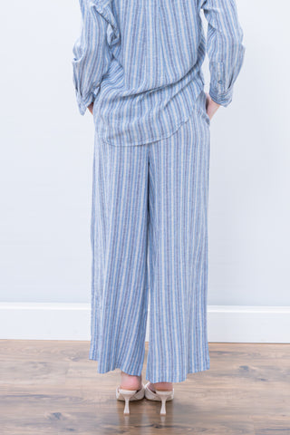 Z Supply Perfect Stripe Pant Indigo