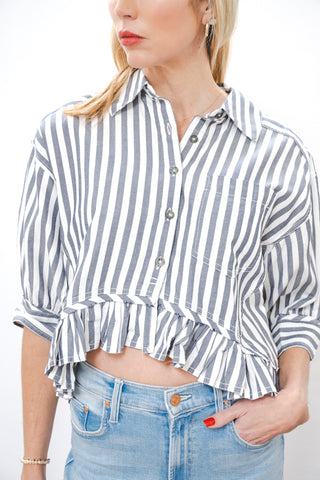 FREE PEOPLE Bailey Stripe Shirt