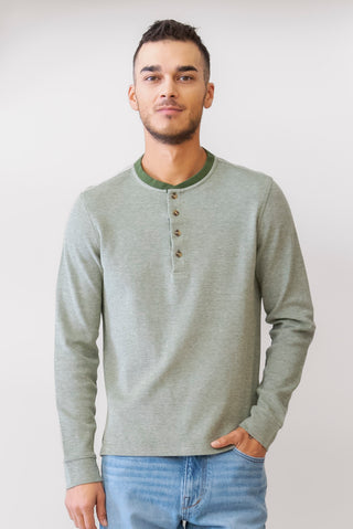 UNTUCKit Cascudo Cotton Pique Henley