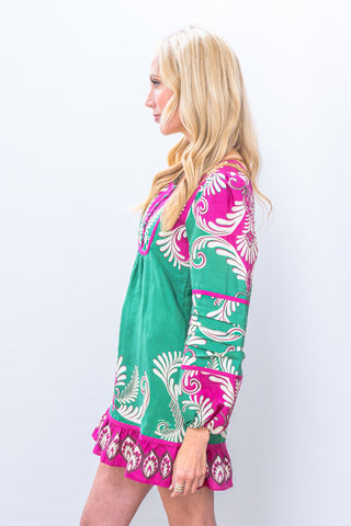 FARM Rio Spring Arabesc Mini Dress