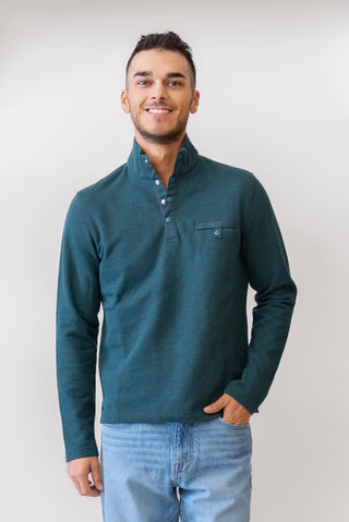 UNTUCKit Parkson Snap Fleece Pullover