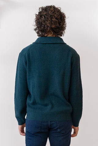 MIND BRIDGE Half Zip Sweater