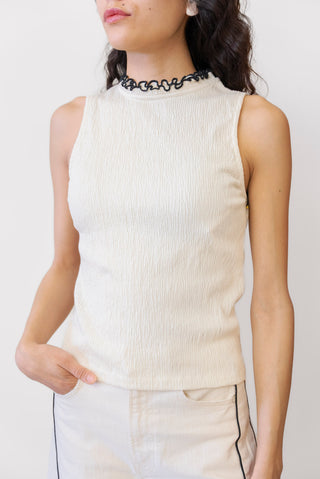 NATION Pearl Ruffle Top