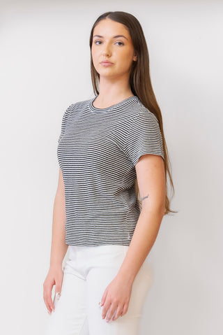 FRAME Linen Baby Tee